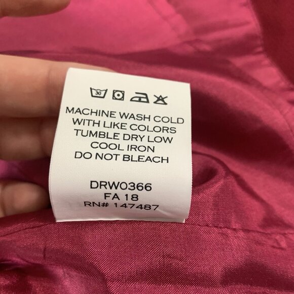 Draper James Pink Bell Sleeve Structured Dress Bell Sleeves Size 6 - Picture 9 of 9